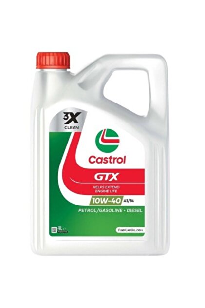 Λάδι κινητήρα αυτοκινήτου CASTROL GTX ULTRACLEAN 10W40 A3/B4, 4L