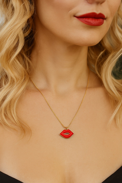 Lip Steel Bohemian Necklace