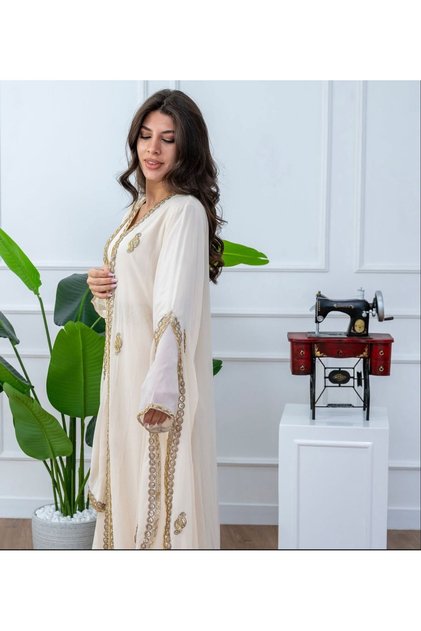 Moroccan embroidered caftan luxury dress Women kaftan dresses