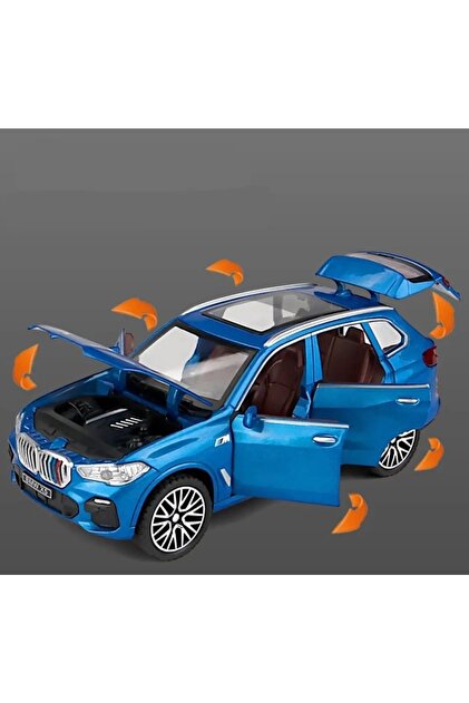 Bmw Genel X5 M Paket Metal Araba Yeni Model Diecast Suv Işıklı