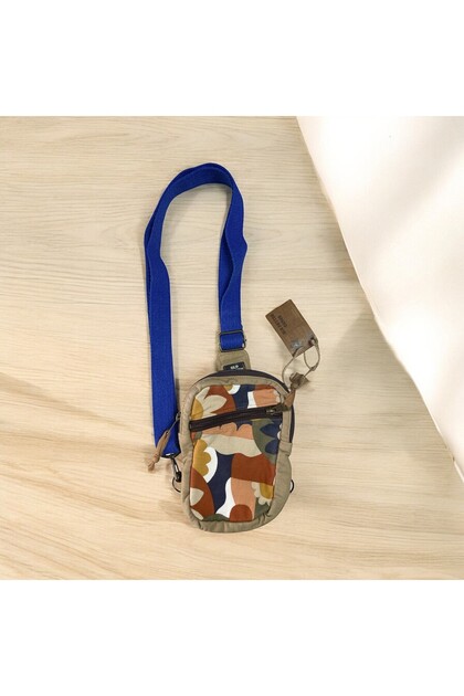 Vintage Unisex Colorful Daily Casual Gatherer Cross Chest Shoulder Messenger Bag 13Cmx21Cm