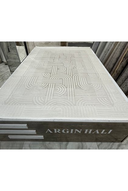 Bambu Halı Vizon Renk Oturma Odası Halısı Argın Halı