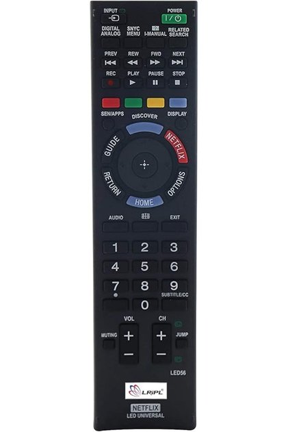 Lripl Universal LCD/LED Remote Compatible for Sony Bravia with Netflix button