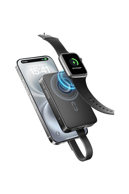 Magnetic 3-in-1 Wireless Powerbank with C to L Cable