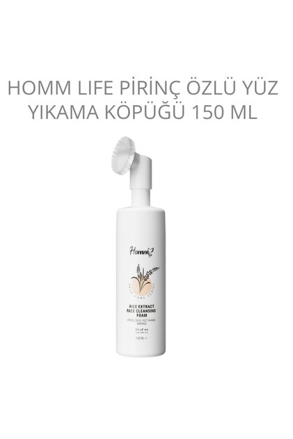 Homm Life Pirinç Özlü Yüz Yıkama Köpüğü 150 ml