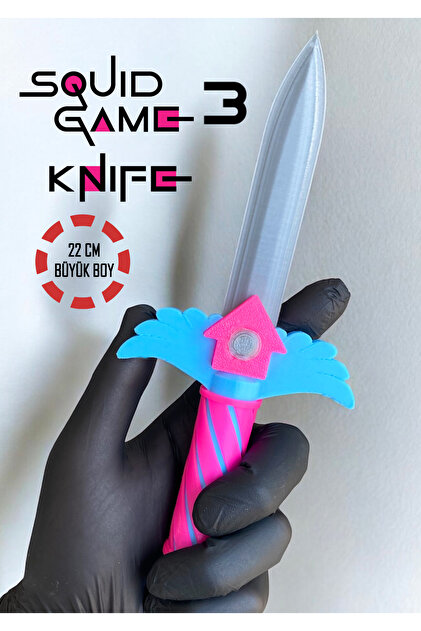 Squid Game 3 Knife - Squid Game 3 Bıçağı Figür - 1 Adet Squid Knife - Kutusuz Model
