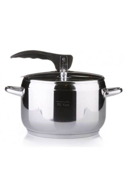 Oală sub presiune, Perfect Home, 3,5 l, argintie