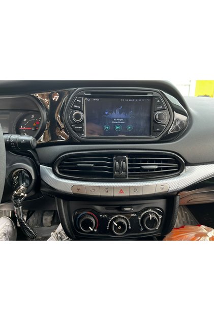 Fiat Egea Maun Kaplama Torpido Kaplama Konsol Trim Kaplama Siyah Piano Black FULL SET