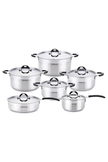 12-piece Stainless Steel Cookware Set