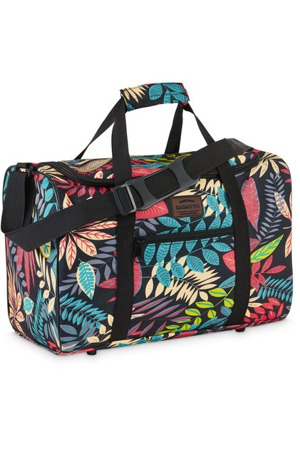 Geantă de călătorie multicoloră 20L, 40x20x25 cm, bagaj de mână pentru avion, compatibilă cu Wizz/Ryanair, ZG769