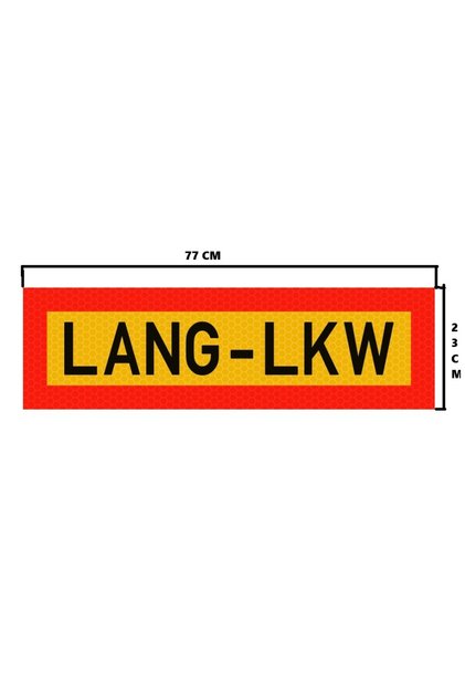LANG-LKW عاكس الشاحنة الطويلة (معدني)
