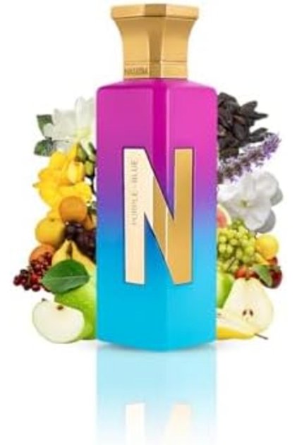 Purple Blue Aqua Perfumes - Subtle Tone Eau de Parfum للرجال والنساء من Naseem ، 75مل