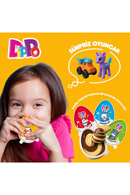ZİRVE ÇİKOLATA DİPPO JOY OYUNCAKLI YUMURTA - 20 gr (24 ADET