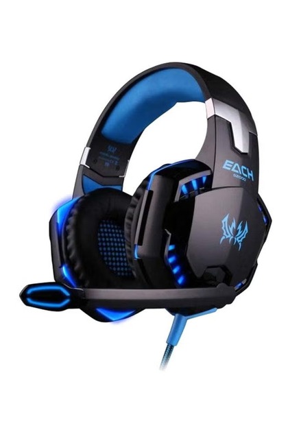Gaming Wired Over the Ear Headsets with Mic & LED - G2000 Edition