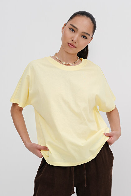 Addax Kısa Kollu Oversize Basic T-shirt P0730-J6J7Y4 - Fiyatı