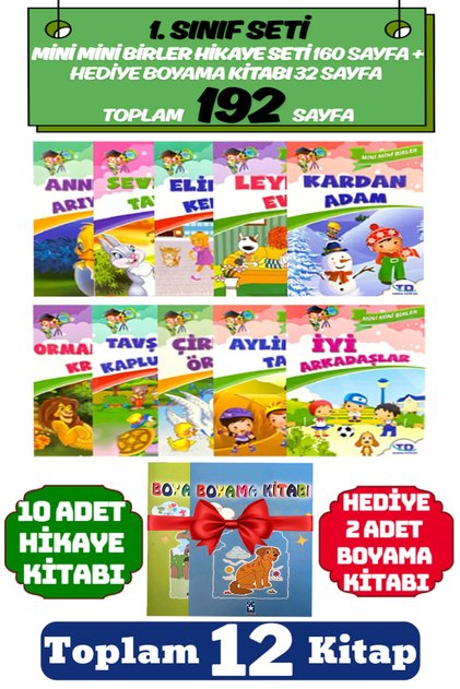 MEB Onaylı Mini Mini Birler Serisi-20 Kitap (Değerlendirme Testleri İlaveli)</DNTCTMS> | 9786052285916