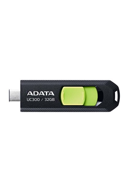 Stick de memorie USB-C, 32GB, 100MB/s, UC300, Verde Negru