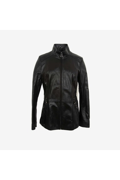 Genuine Leather Women's Leather Coat Bk-1973
