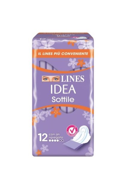 Absorbante zilnice subțiri cu aripioare, Lines Idea