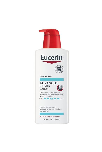Eucerin Loțiune de corp, Reparare avansată, Efect de reparare a barierei cutanate, Hidratare 48h, 500ml
