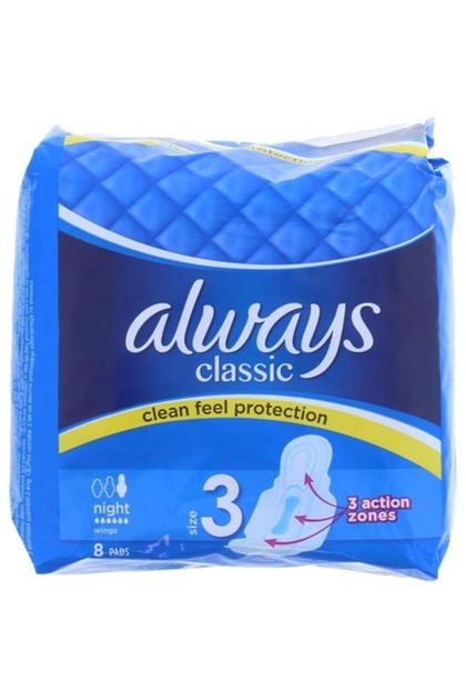 Absorbante igienice Always Classic Night, mărimea 3, cu aripioare