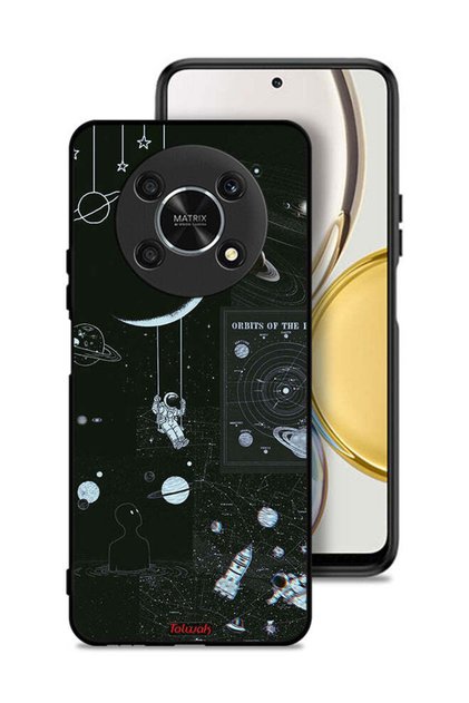 غطاء حماية لهاتف Honor X9 5G بتصميم مدارات الكواكب