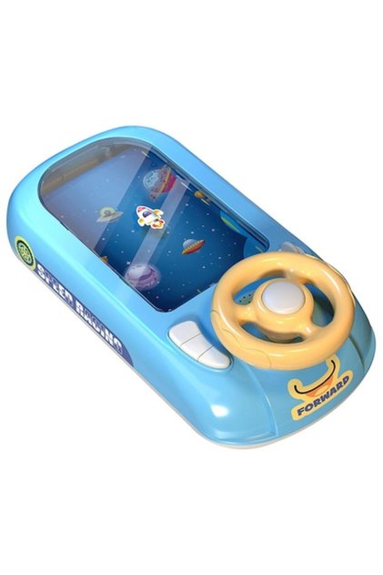 Mașină de jucărie simulator cu volan, MorFansi, realistă, plină de aventură, sunete și muzică, USB