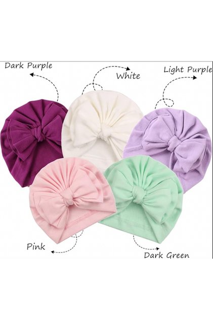 Double Layer Bow Baby Bone Bandana Set of 5 Extra Soft