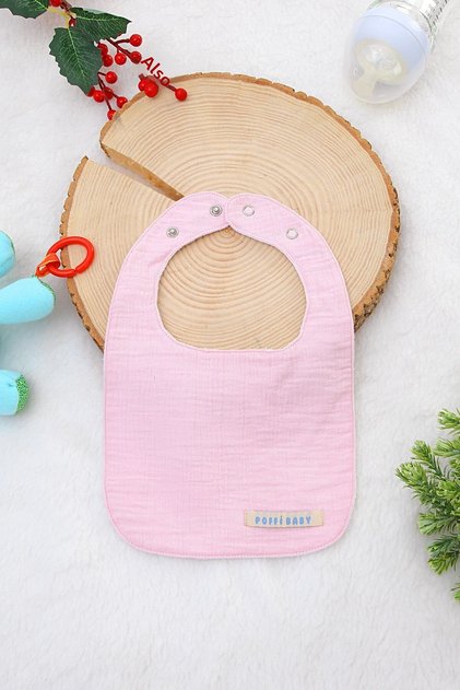Liquid Proof Double Layer Muslin U Type Food and Drool Bib with 100% Cotton Mat Oeko-tex Certified