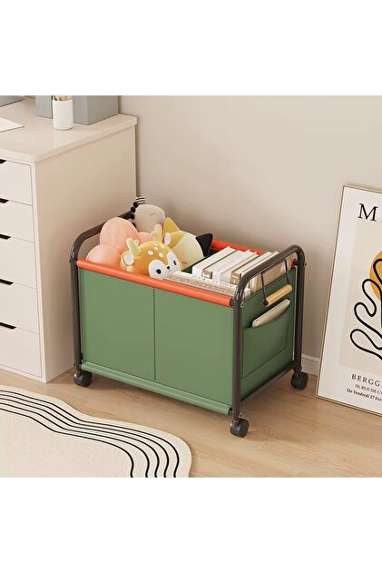 PURE JOY JoyBox Tekerlekli Oyuncak Saklama Arabası – 6 Ay ile 9