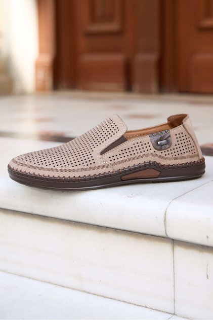 Apex Kum Beji Nubuk Delikli Comfort Erkek Ayakkabı