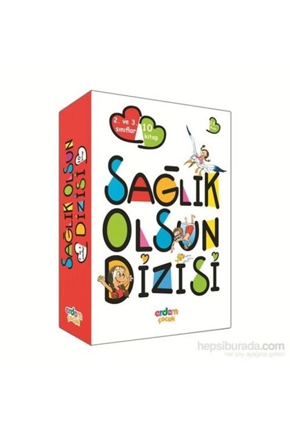 Sağlık Olsun Dizisi (10 Book Sets) Erdem Yayınları (with Protective Bag)