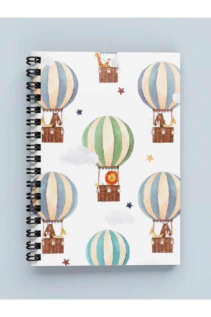 Unlined Notebook| 90 Sheets| Steel Spiral| Hard Cardboard Cover