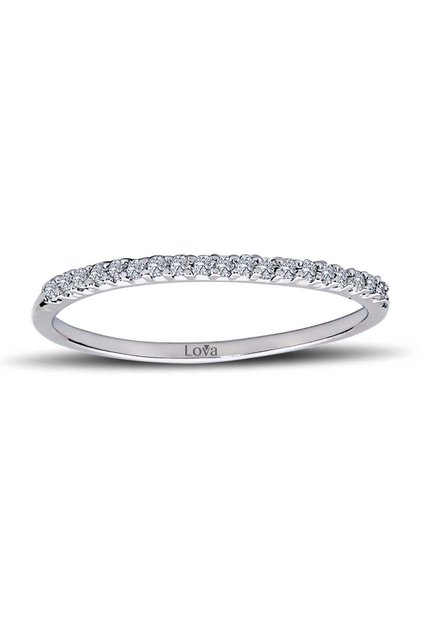 0,10 Karat Pırlanta Yarımtur Yüzük - 1030146
