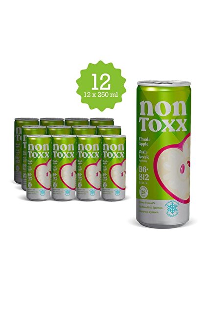 NON TOXX Nontoxx Elmalı, Sirkeli, Gazlı İçecek 250 ML - Fiyatı