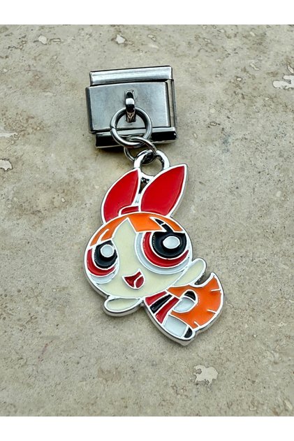 Powerpuff Girls Italian Bracelet Steel Charm