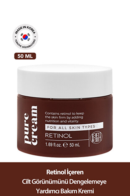 Lamelin Retinol İçeren Leke ve Kırışıklık Karşıtı Yüz Bakım Kremi
