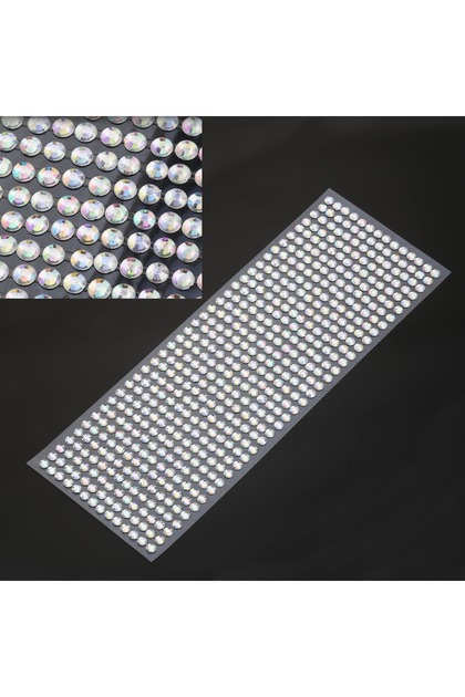 Kendinden Yapışkanlı Kristal Süsleme Taşları Sticker Taş Görünümlü 6mm Boncuk 500 Adet Süsleme
