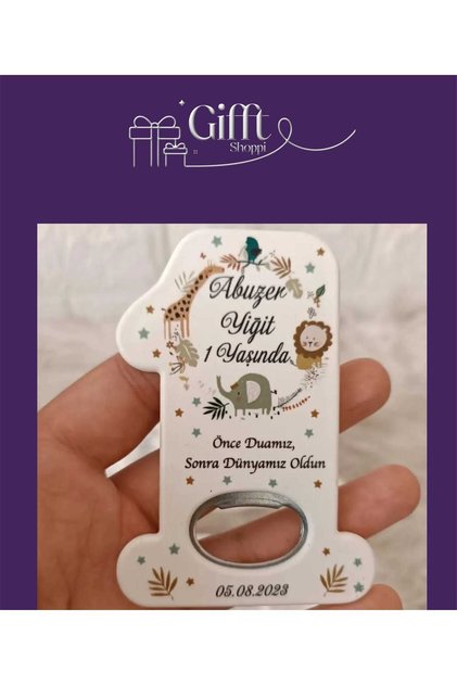 10 Pieces Opener Magnet Gift Safari 1 Year Old Birthday Newborn Magnet Gifts