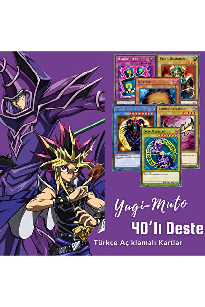 teteoka Yu-gi-oh! Yugi Muto 40'lı Türkçe Deste - Fiyatı, Yorumları