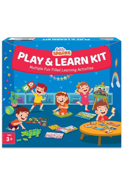 Montessori Based Play & Learn Kit for 3,4,5 Years Old Boys & Girls