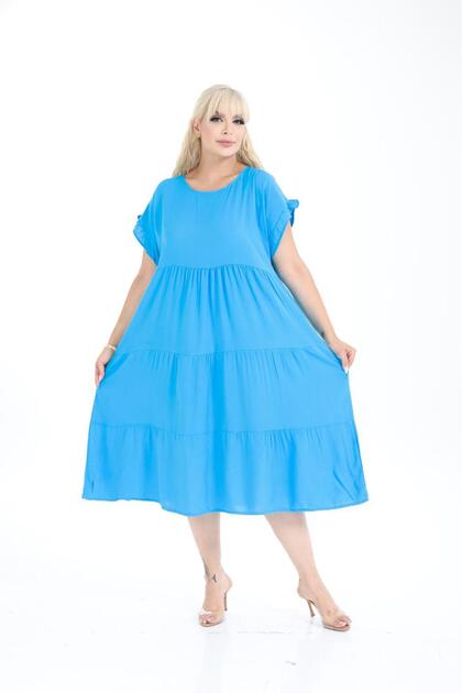 Women's Large Size Sleeveless Summer Dress