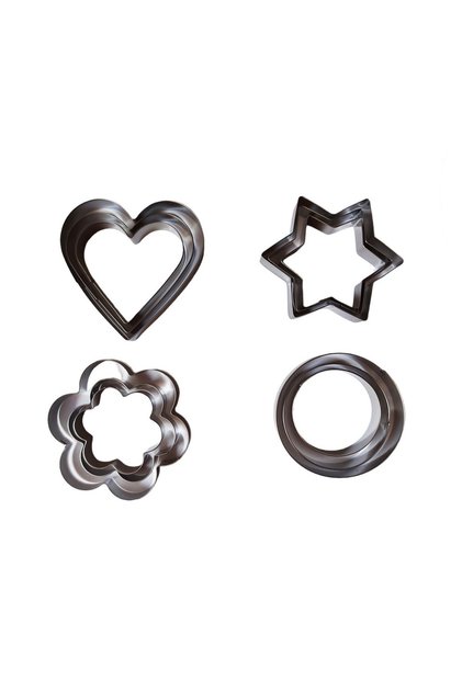 Set de 12 forme de biscuiți (turtă dulce), 5,5 cm