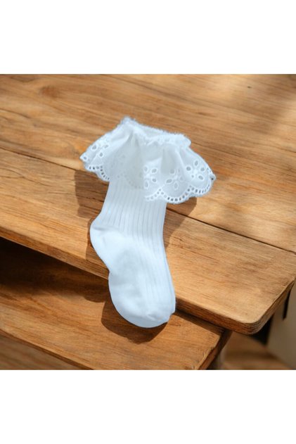 Özkardeşler baby Bebek ve Çocuk soket Dantelli çorap