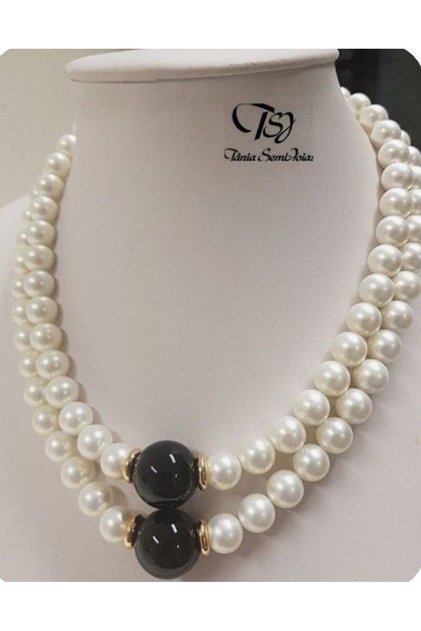 Elegant Double Pearl Women's Necklace - Complete Your Elegance