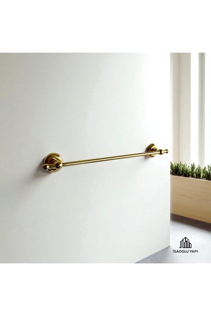 Gold Havluluk Klasik Model Uzun Havluluk Pirinç Materyal Gold Havluluk Paslanmaz