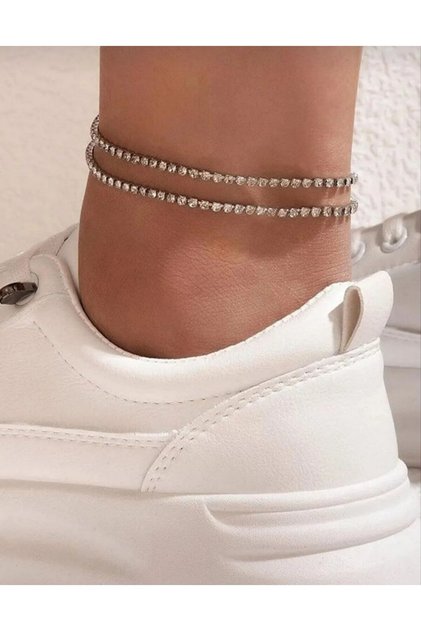 Stylish and Adjustable Stone Anklet - Complete Your Style