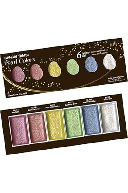 ZIG SULUBOYA GANSAI TAMBI MC20PC/6V PEARL COLORS 6 RENK