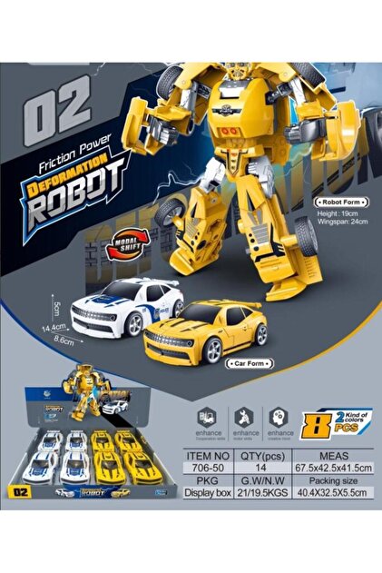 Online Bumblebee Arabaya Dönüşebilen Robot Oyuncak Transformers
