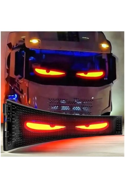 Έξυπνη οθόνη LED KASEVY Devil's Eye με εύκαμπτη οθόνη και εφαρμογή Bluetooth